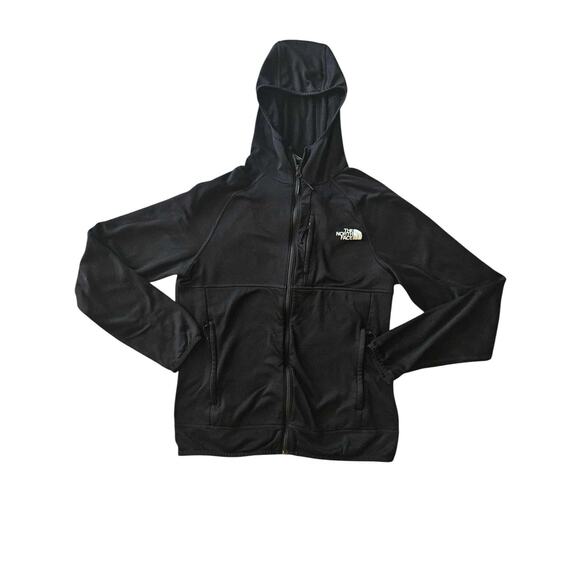 Mens The North Face Zip Up Pioneer Peak Hoodie Jacket Black Size Small - Picture 1 of 4